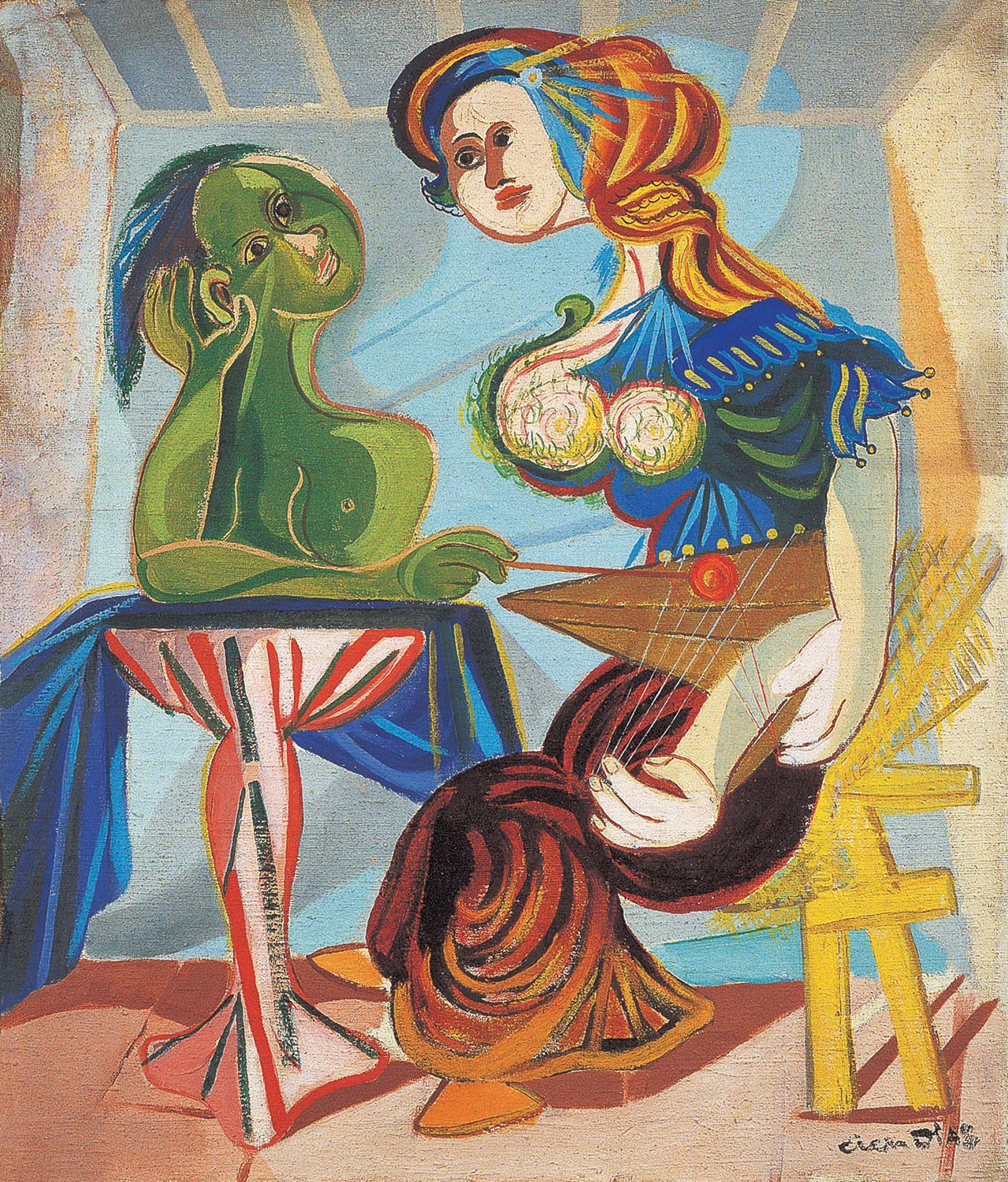 Duas Figuras, déc. 1940, Lisboa