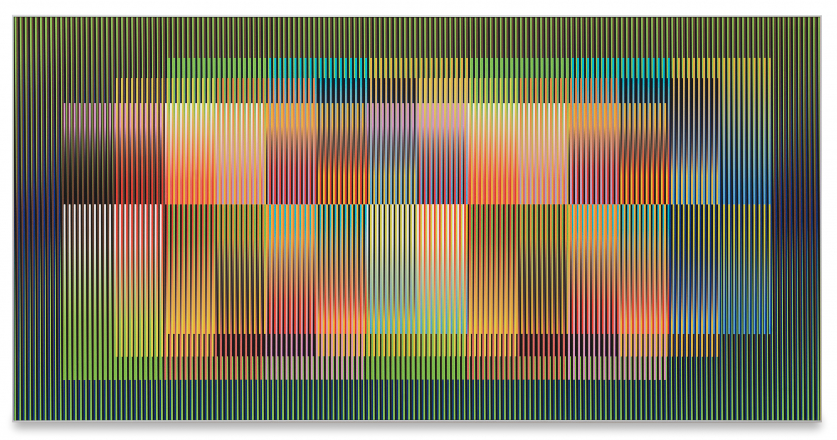 Carlos Cruz-Diez | Color Aditivo Série Caracas C1, 2010