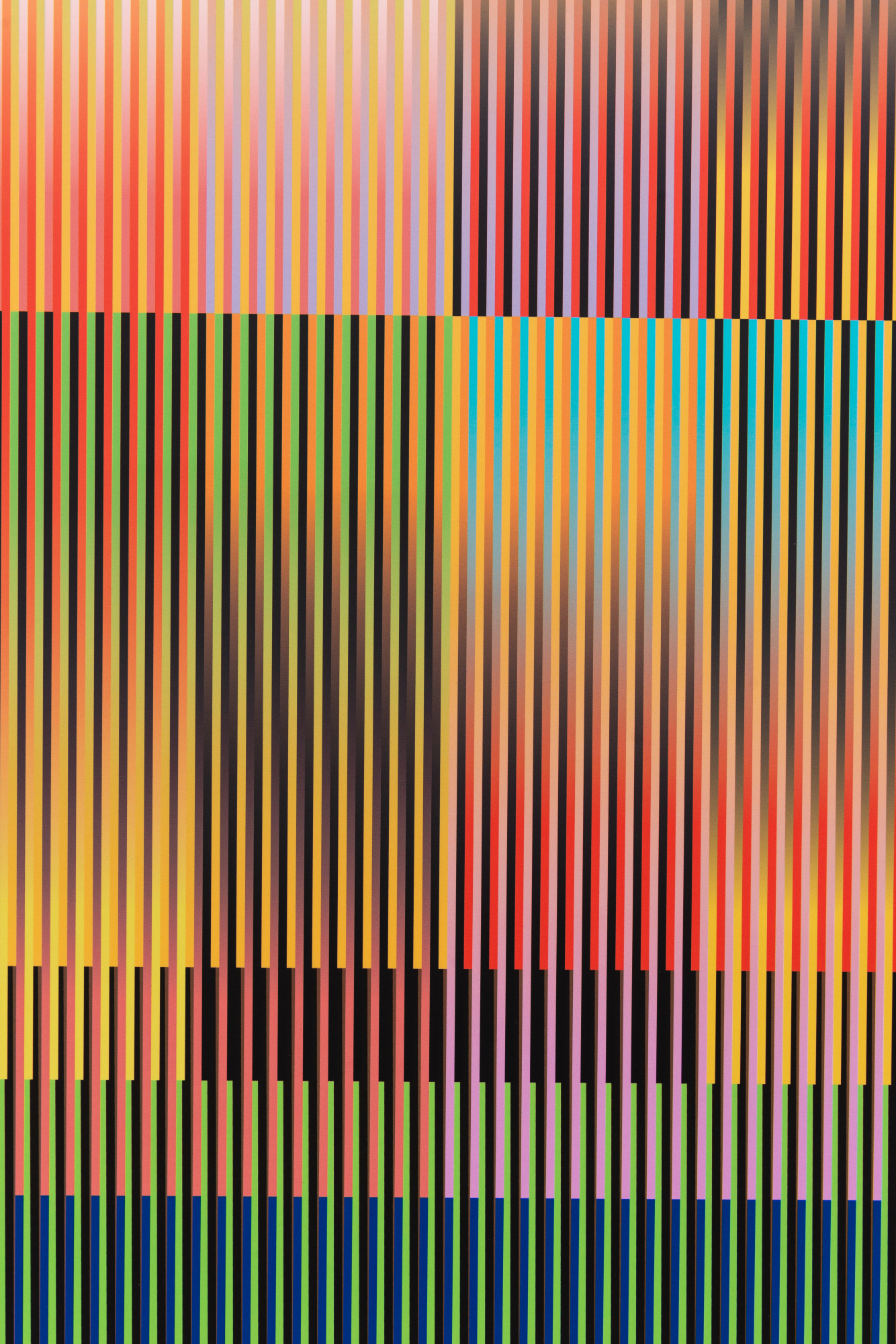 Carlos Cruz-Diez | Color Aditivo Série Caracas C1, 2010