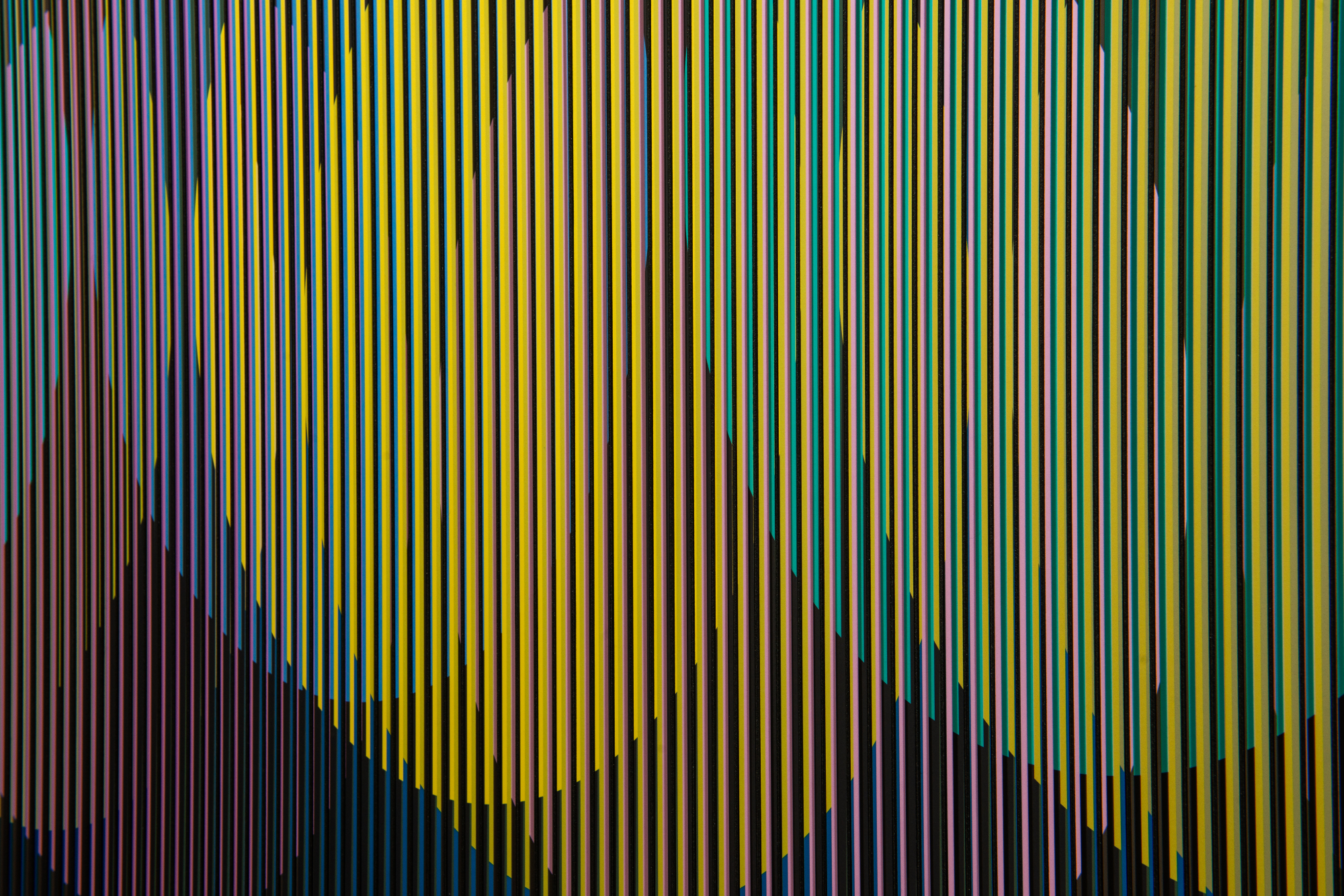 Carlos Cruz-Diez | Cromointerferencia Espacial 43, 1964 - 2016