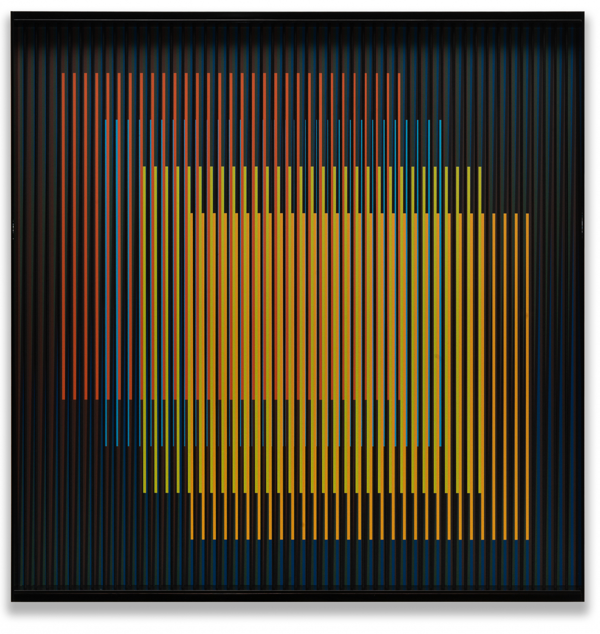 Carlos Cruz-Diez | Cromointerferência Espacial 46, 1964 - 2017