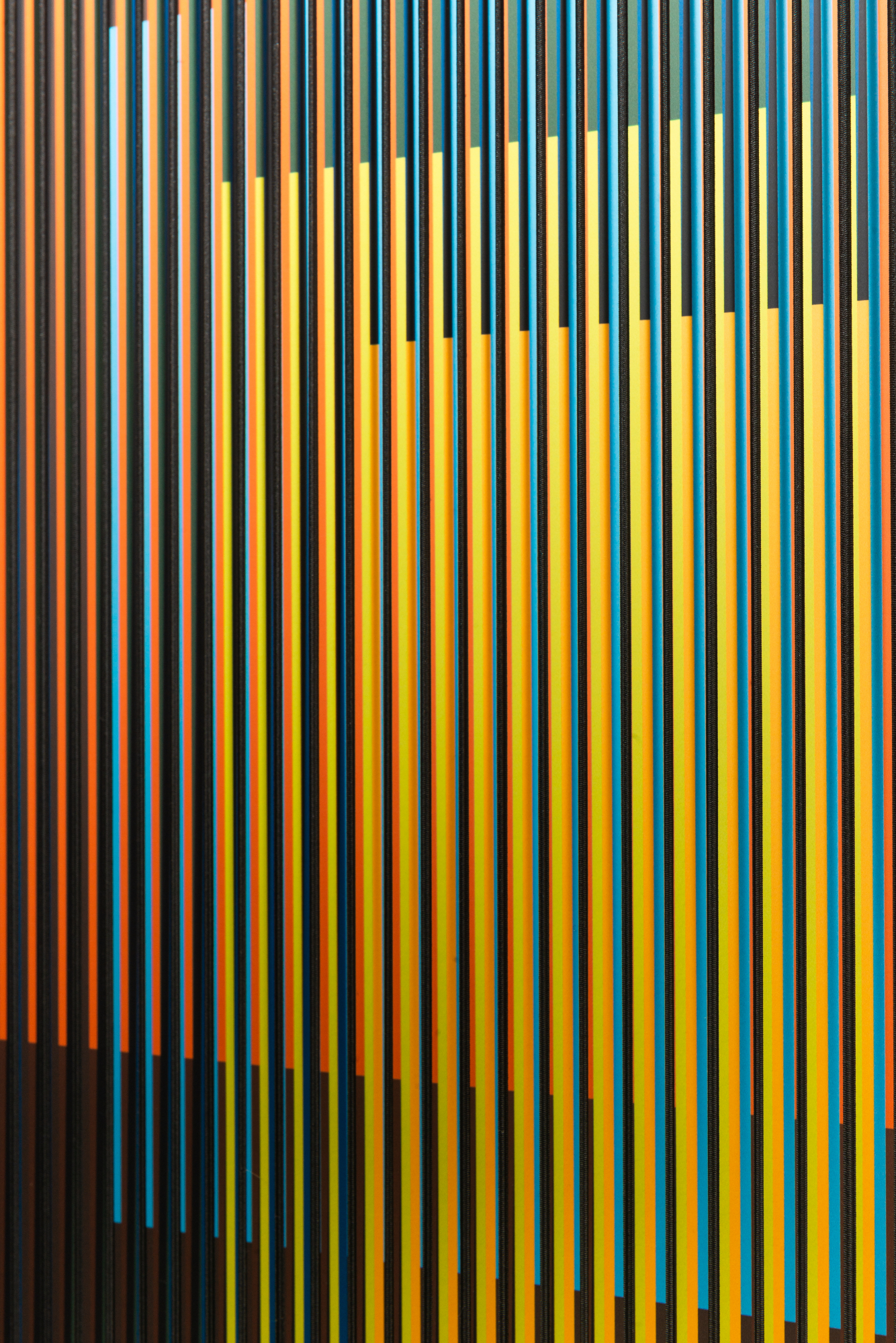 Carlos Cruz-Diez | Cromointerferência Espacial 46, 1964 - 2017