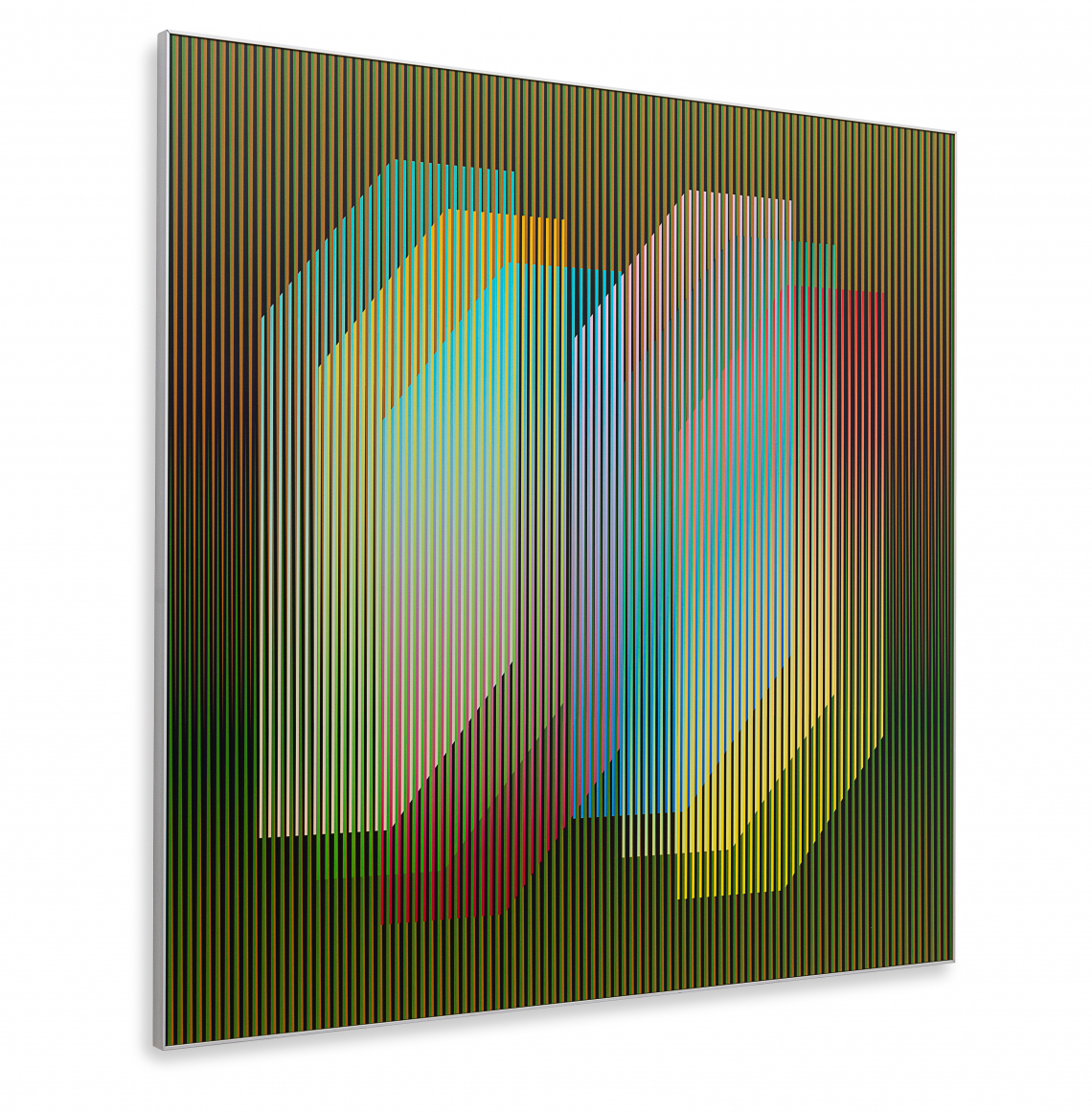 Carlos Cruz-Diez | Color Aditivo, serie Darién A, 2010