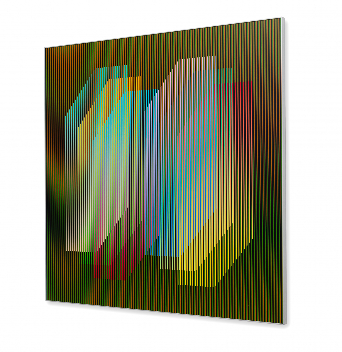 Carlos Cruz-Diez | Color Aditivo, serie Darién A, 2010