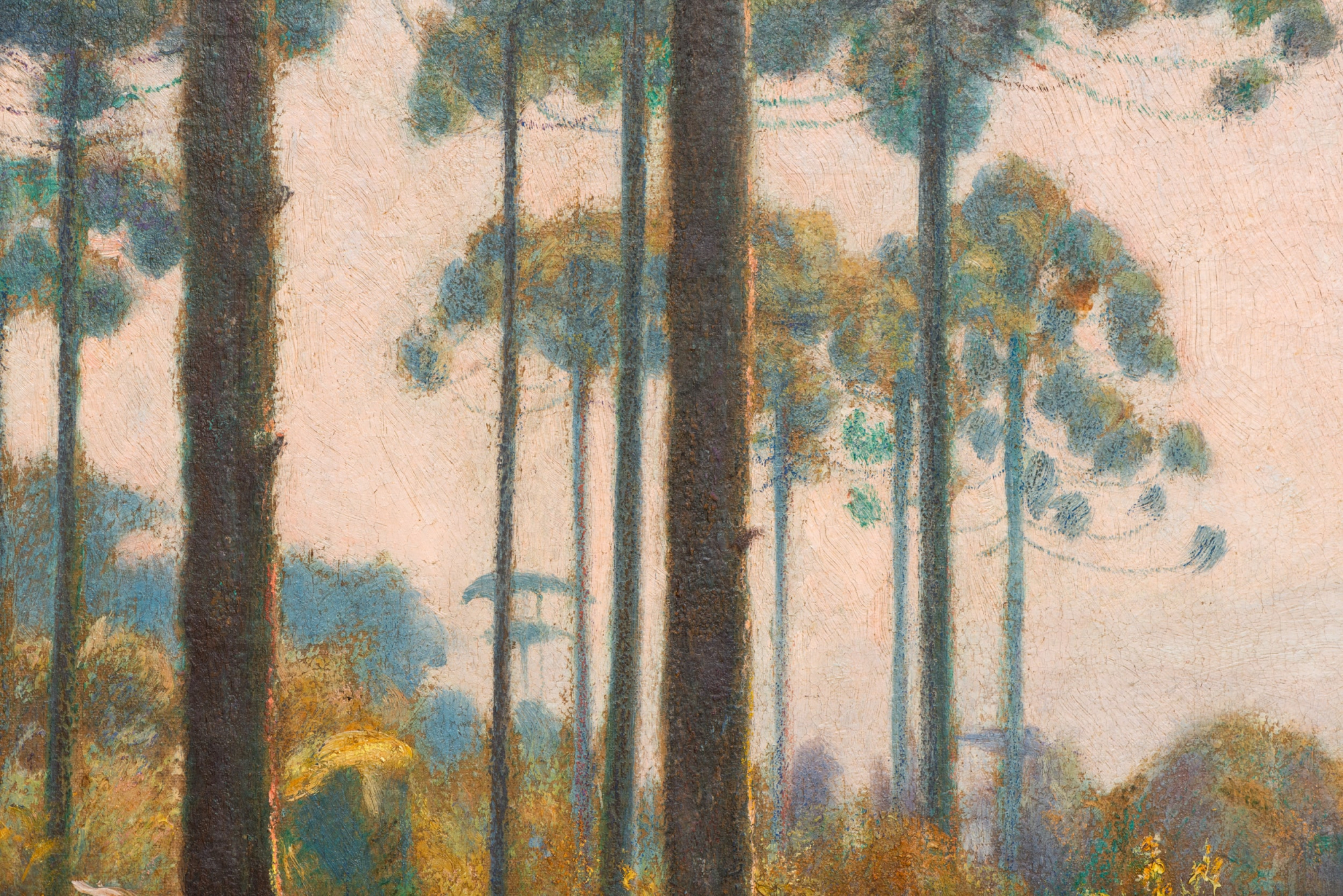 Alfredo Andersen | Paisagem com pinheiros, 1934