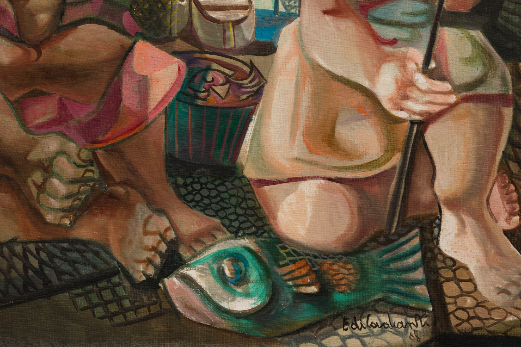 Emiliano Di Cavalcanti | Mulheres de Pescadores, 1968