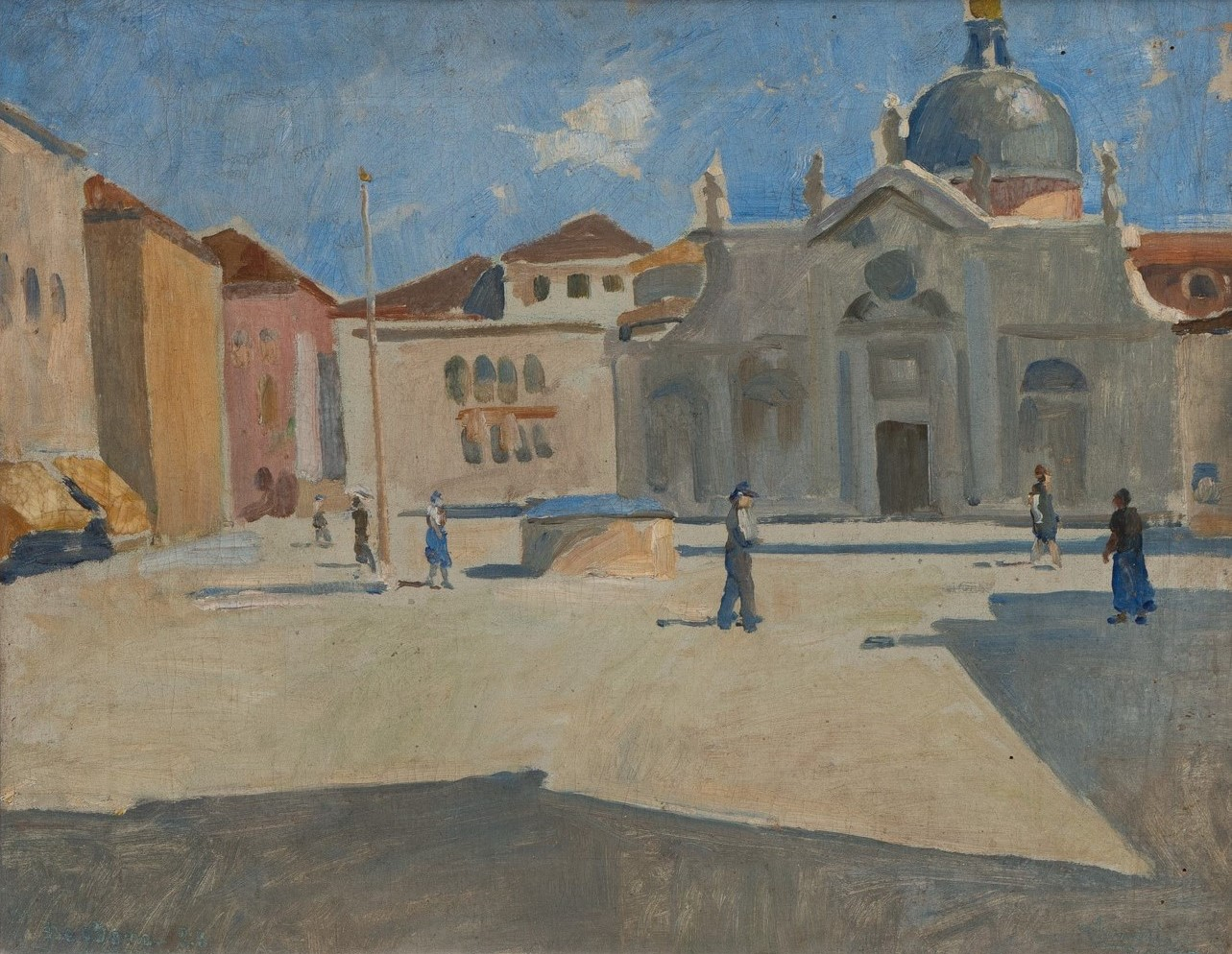Theodoro de Bona | Piazza a Venezia, 1933