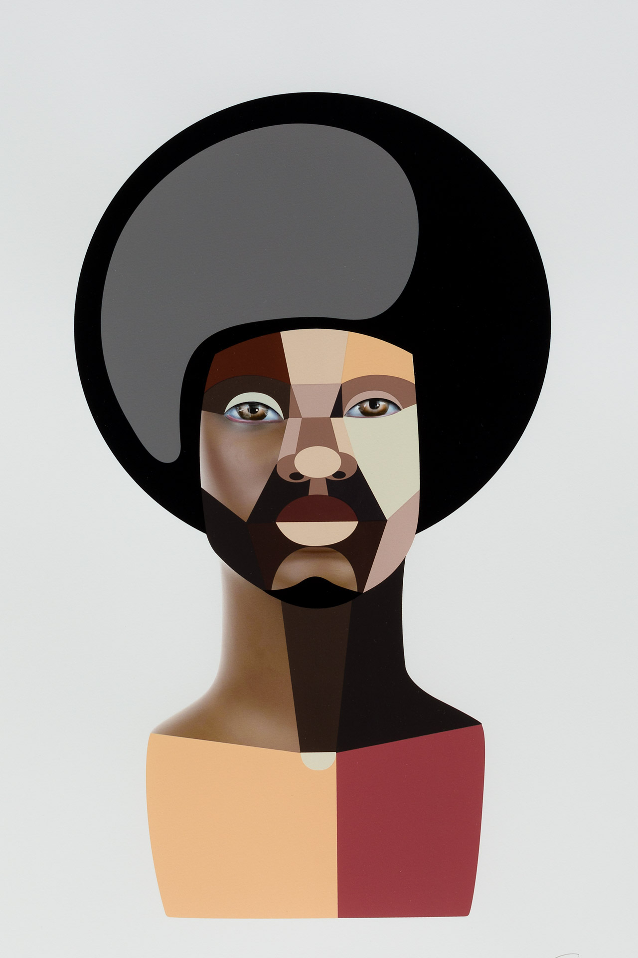 Derrick Adams | Style Variation 1 (Afro), 2020