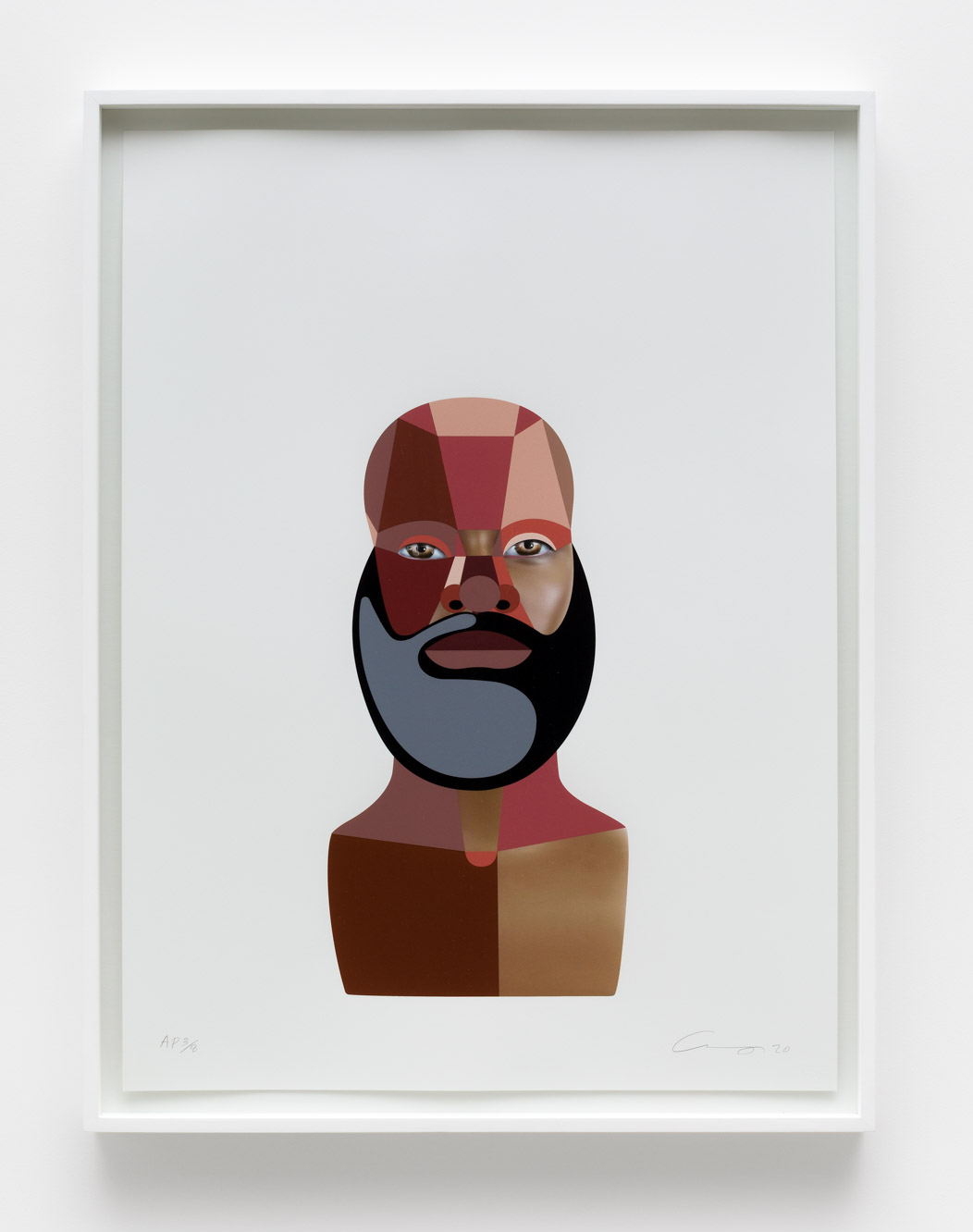 Derrick Adams | Style Variation 4 (Beard), 2020