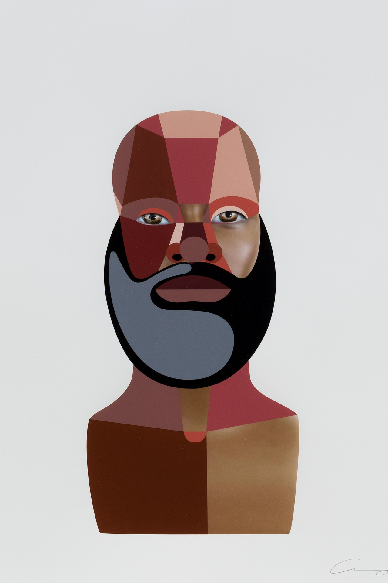 Derrick Adams | Style Variation 4 (Beard), 2020