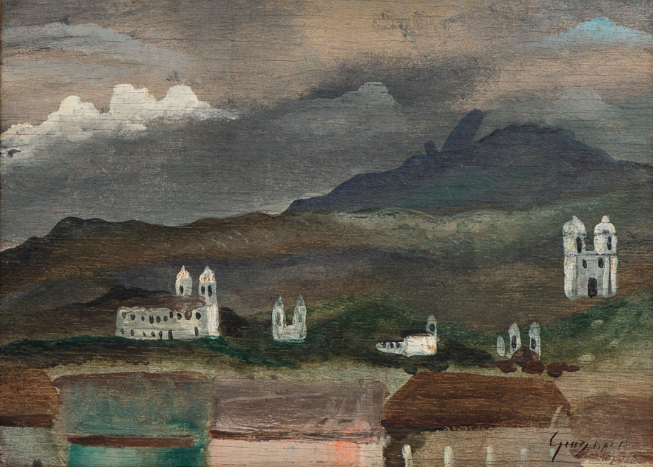 Alberto Da Veiga Guignard | Paisagem de Ouro Preto, 1947