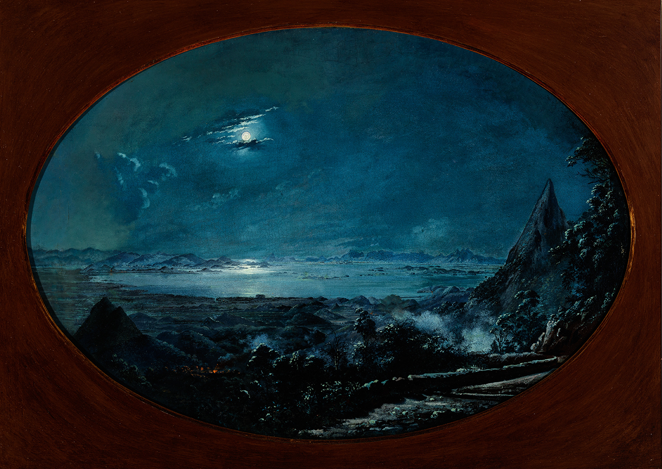 Nicolau Facchinetti | Baía do Rio de Janeiro (do Alto da Boa Vista), 1874