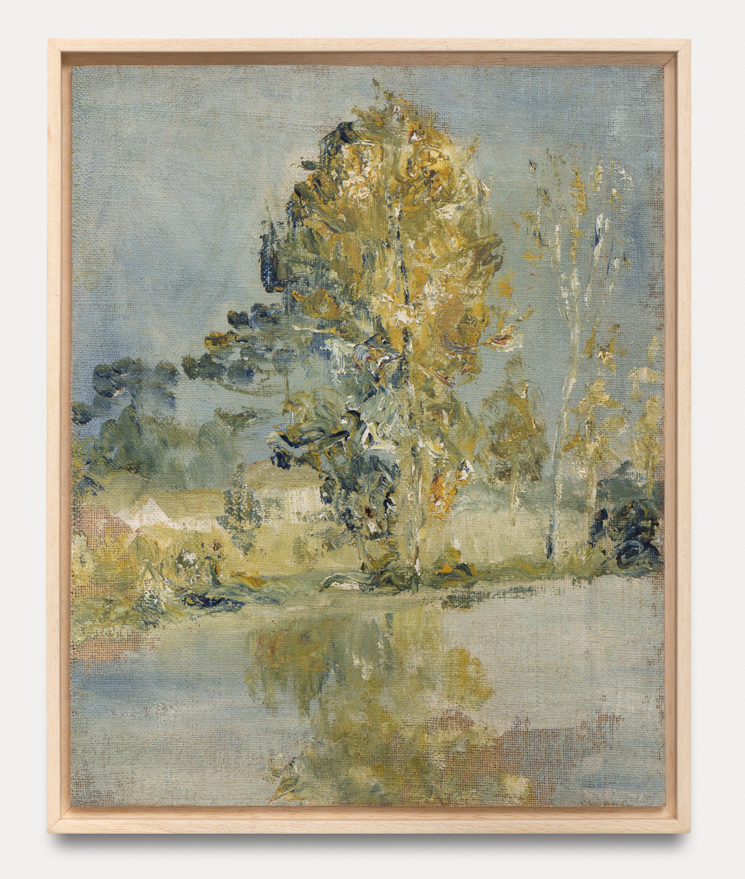 Miguel Bakun | Paisagem Outonal Refletida em Lago, déc. 1950