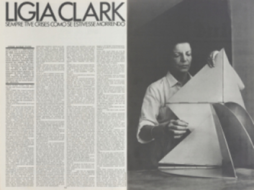 Jorge Guinle em diálogo: Lygia Clark